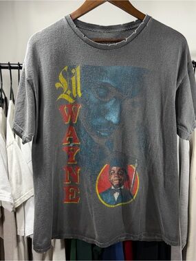 Lil Wayne Graphic Short-Sleeve Tee - Gray